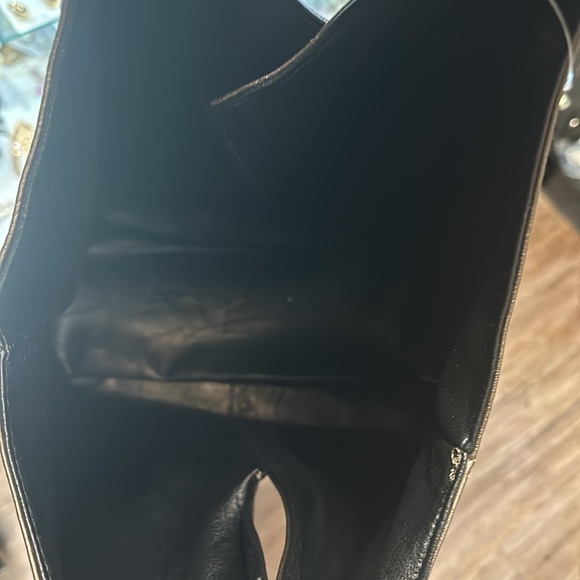 Handbag reversible, handbag, bronze, and black slit in front - Picture 6 of 8